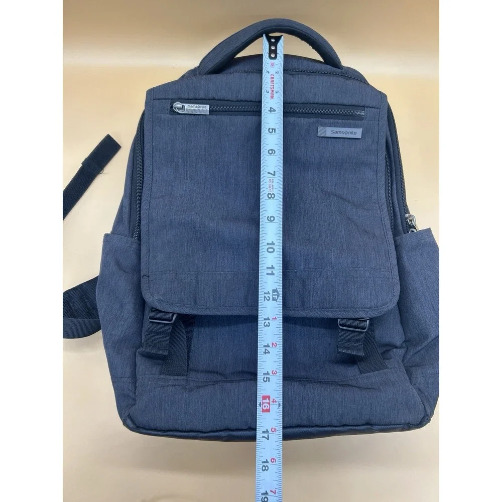Samsonite Modern Utility Double Shot Laptop Backpack Dark Gray Charcoal